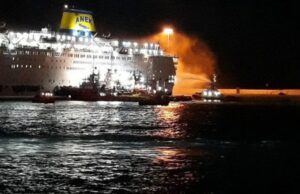 Greqi/ Përfshihet nga flakët trageti me 288 persona në bord