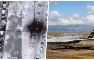 Ukraina nxjerr pamjet: Dronët turk shkrumbojnë në pak sekonda autokolonat ruse