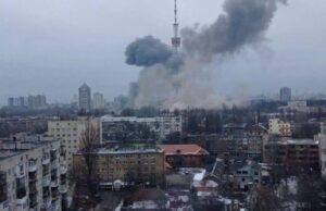 Bombardohet antena në Kiev/ Ndërpritet transmetimi i kanaleve televizive, raportohen viktima