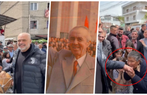 Edi Rama pritet njësoj si Enver Hoxha në Lezhë: Zoti të begatoftë!