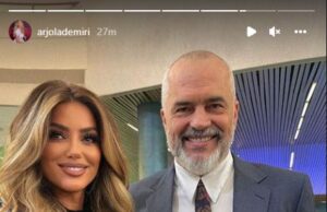 Arjola Demiri poston foto me Ramën: Kryeministri më i mirë