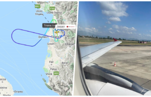 Avioni i “Air Albania” bën vetëm 15 minuta fluturim dhe rikthehet në Rinas, dyshohet se s’kishte karburant
