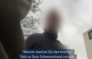 Polici gjerman fyen shqiptarin: Kthehu te vendi yt i derrave